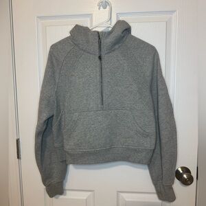 Lululemon Scuba Oversized Gray Half-Zip Hoodie XS/S